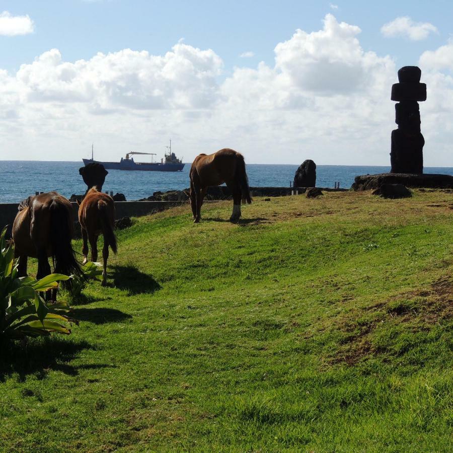 Cabanas Moenga Hanga Roa Buitenkant foto